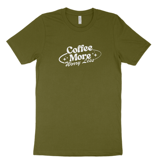 Coffee More Worry Less T-Shirt